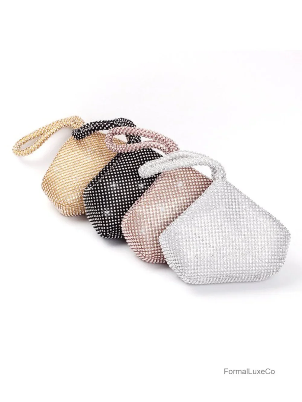 Rhinestone Evening Clutch Bag for Wedding Prom Cocktail Party